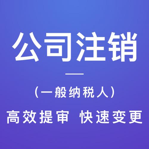 公司注销/一般纳税人